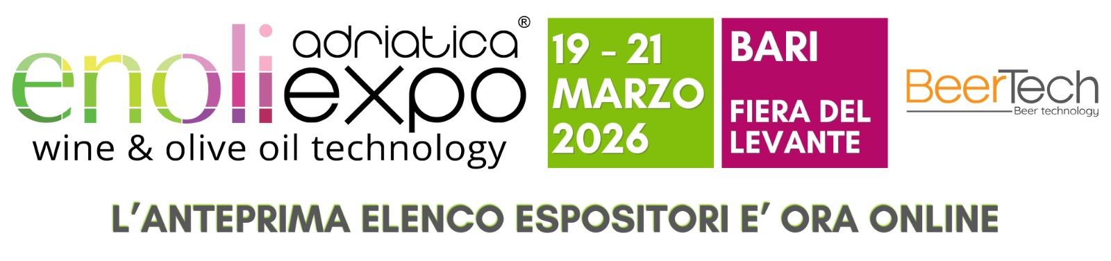 Elenco espositori enoliexpo 2026